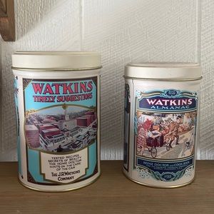 SOLD 90s Watkins tins